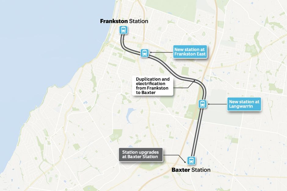 Frankston to Baxter Line